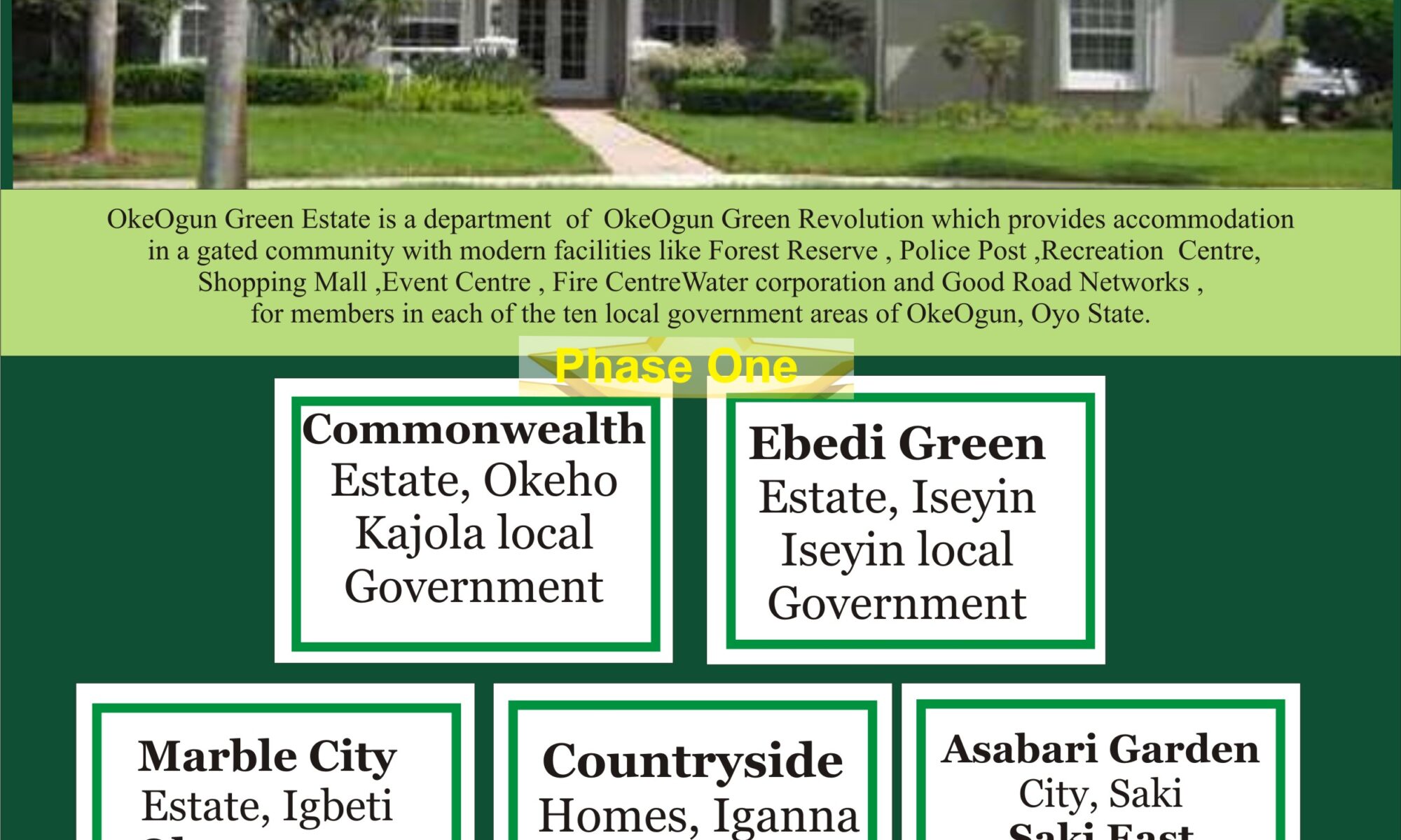 Green Estates Okeogun Green Revolution